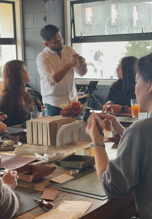 Textiles class in Auckland with Atelier 127